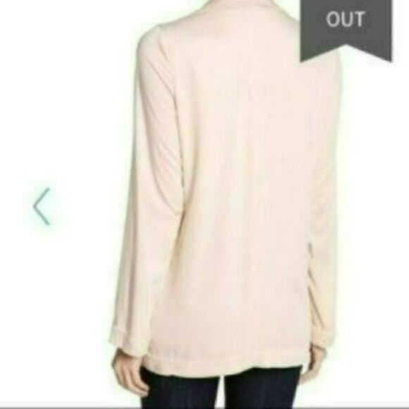 NWT MSRP $120 Ro & De Woven Notch Collar Blazer Women's Size Medium - Picture 3 of 7